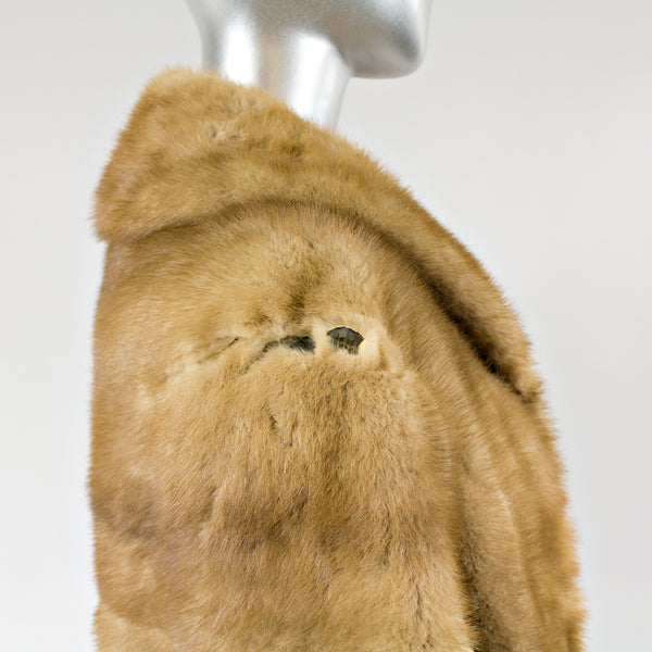 Autumn Haze Mink Fur Stole - One Size Fits All