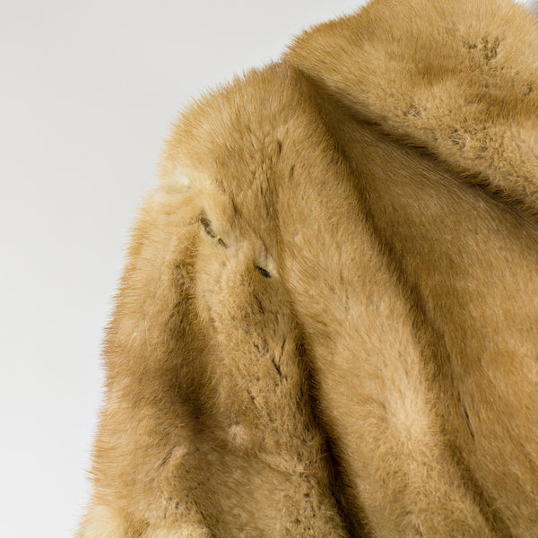 Autumn Haze Mink Fur Stole - One Size Fits All
