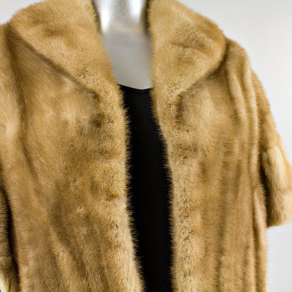 Autumn Haze Mink Fur Stole - One Size Fits All