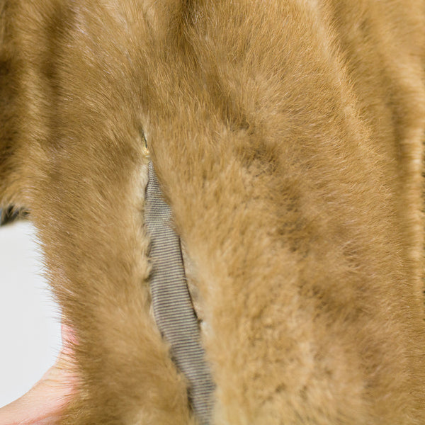 Autumn Haze Mink Fur Stole - One Size Fits All