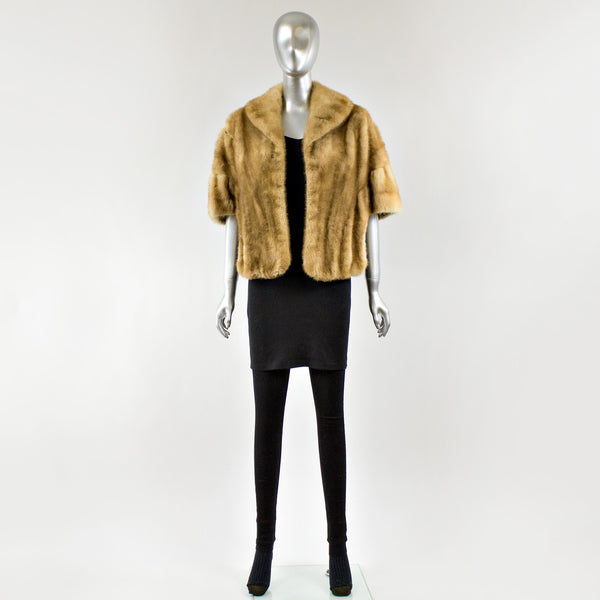 Autumn Haze Mink Fur Stole - One Size Fits All