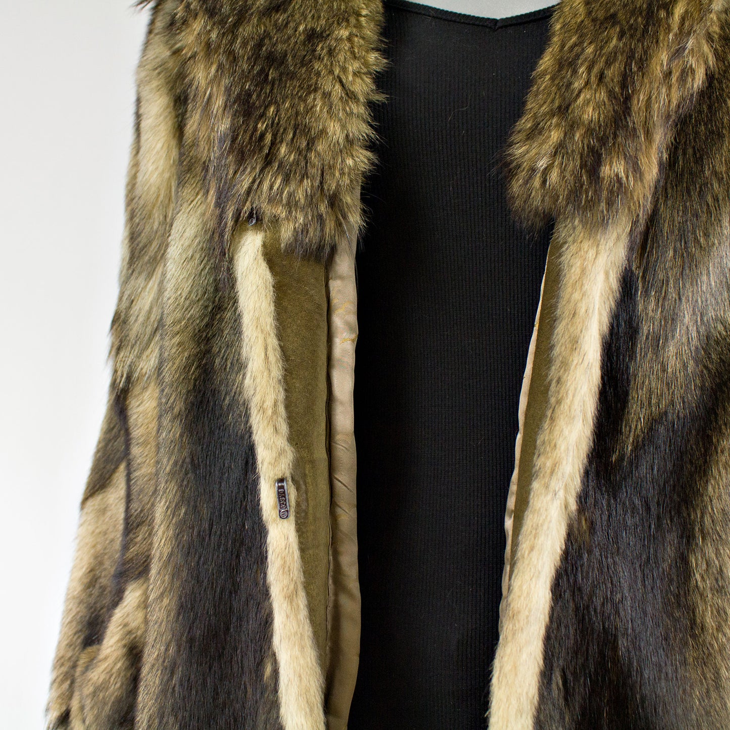 Raccoon Fur Jacket - Size S