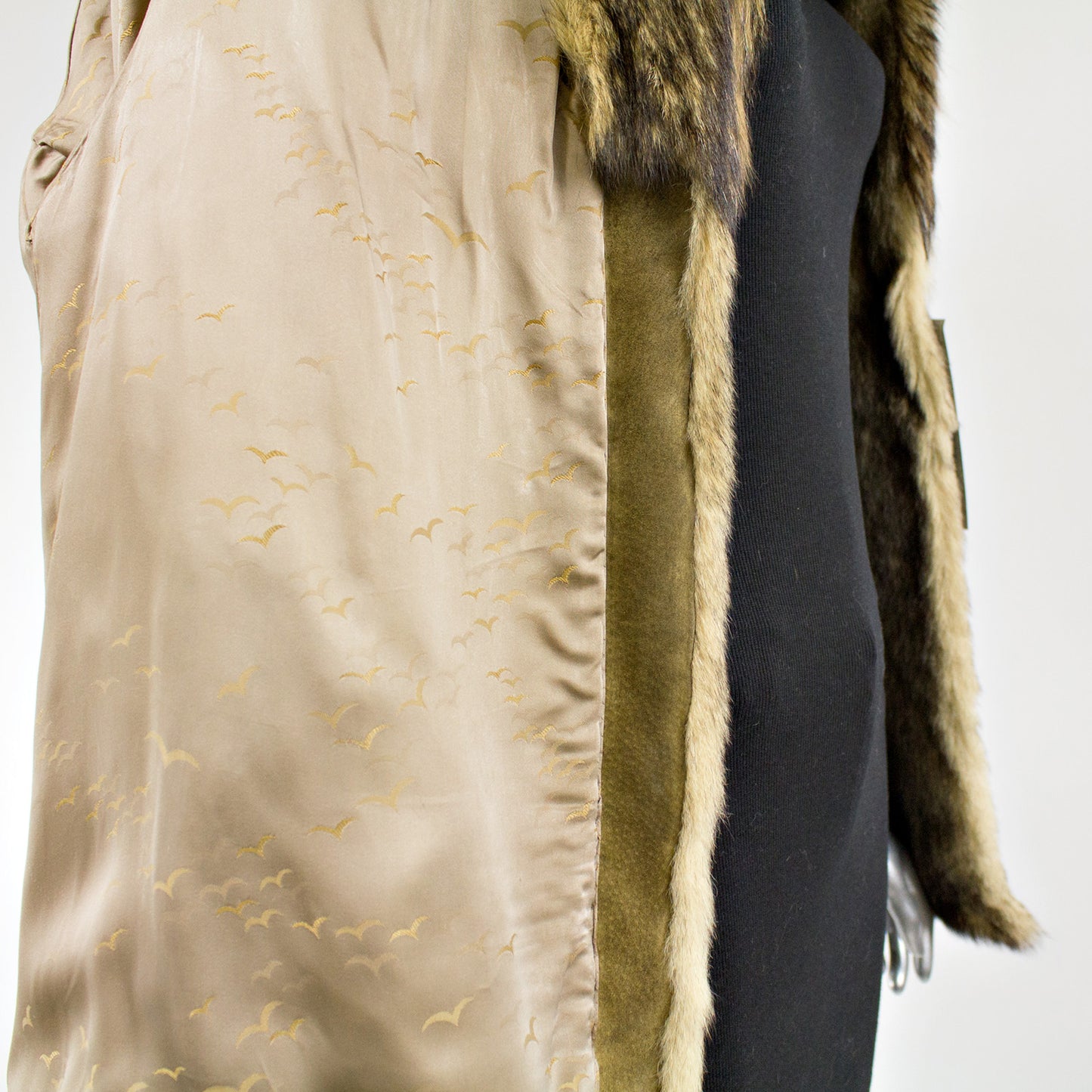 Raccoon Fur Jacket - Size S