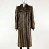 Long Hair Beaver Fur Coat - Size M