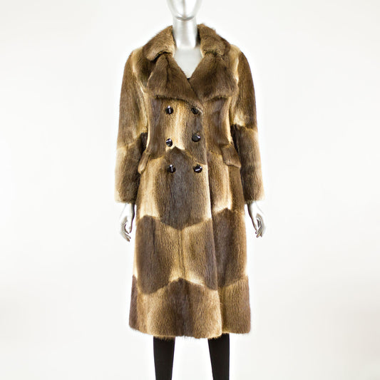 DIOR Muskrat Coat 7/8 Coat - Size S