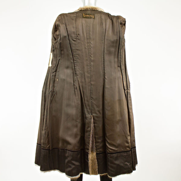 DIOR Muskrat Coat 7/8 Coat - Size S