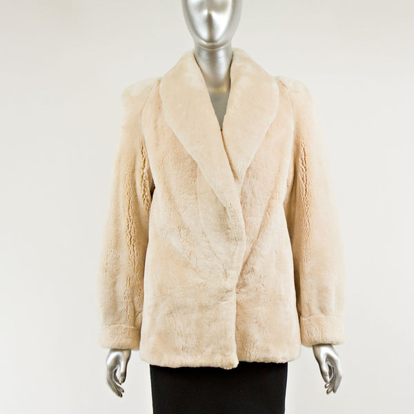 Sheared Beaver Jacket - Size S (Vintage Furs)