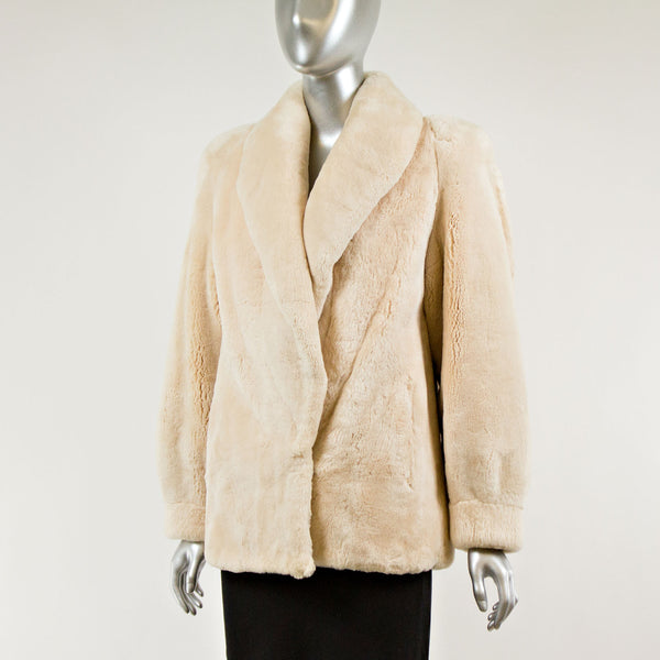 Sheared Beaver Jacket - Size S (Vintage Furs)