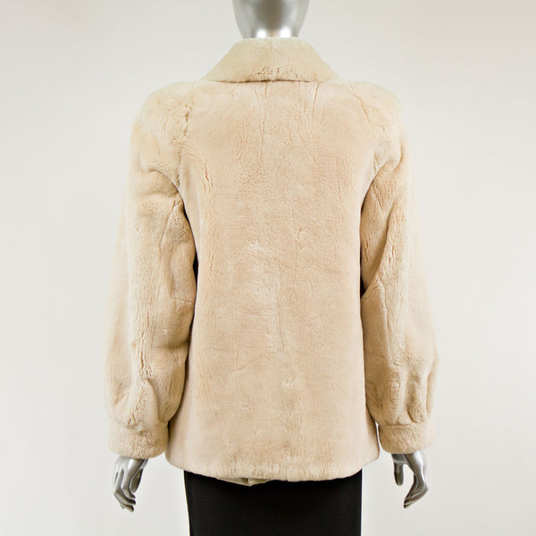 Sheared Beaver Jacket - Size S (Vintage Furs)