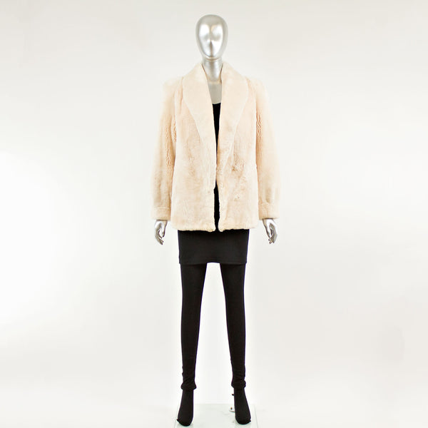 Sheared Beaver Jacket - Size S (Vintage Furs)