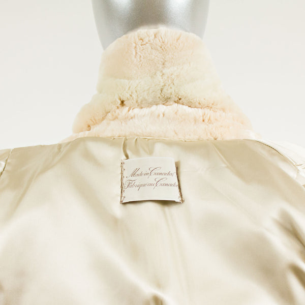 Sheared Beaver Jacket - Size S (Vintage Furs)