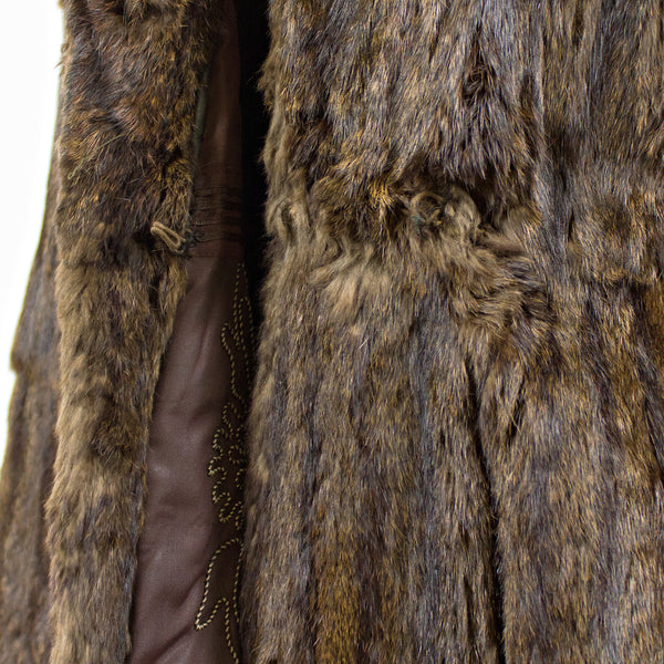 Squirrel Fur Coat - Size XS
