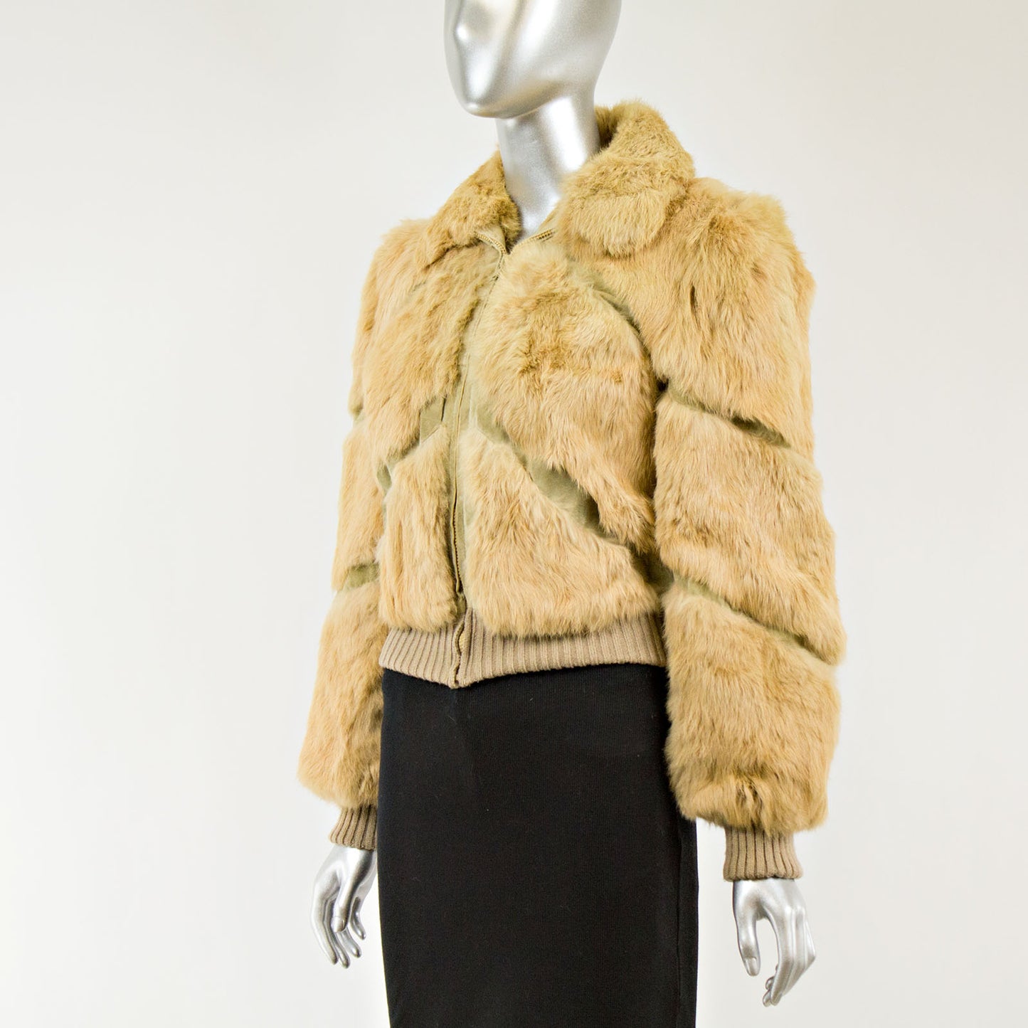 Tan Rabbit Jacket - Size XS