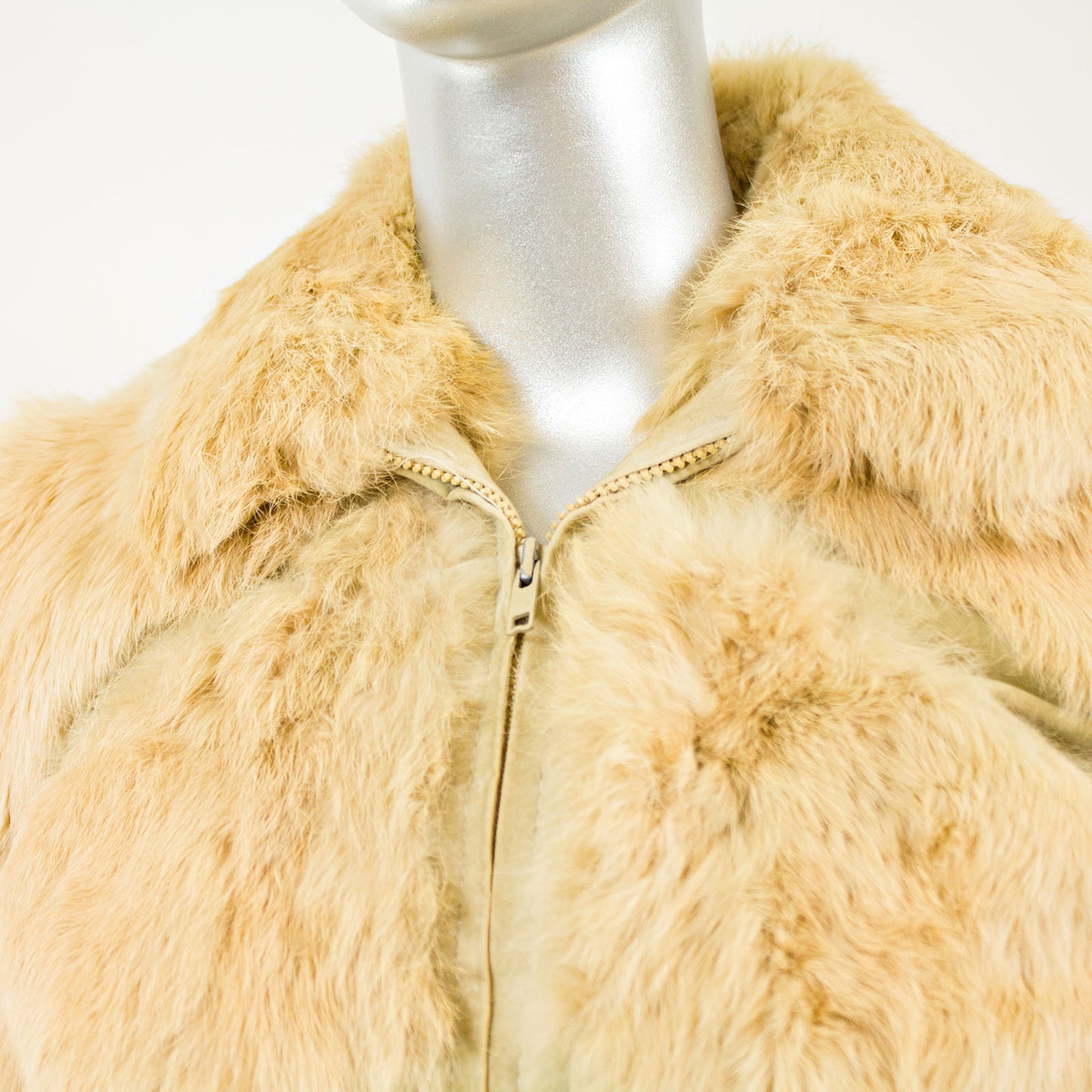 Tan Rabbit Jacket - Size XS
