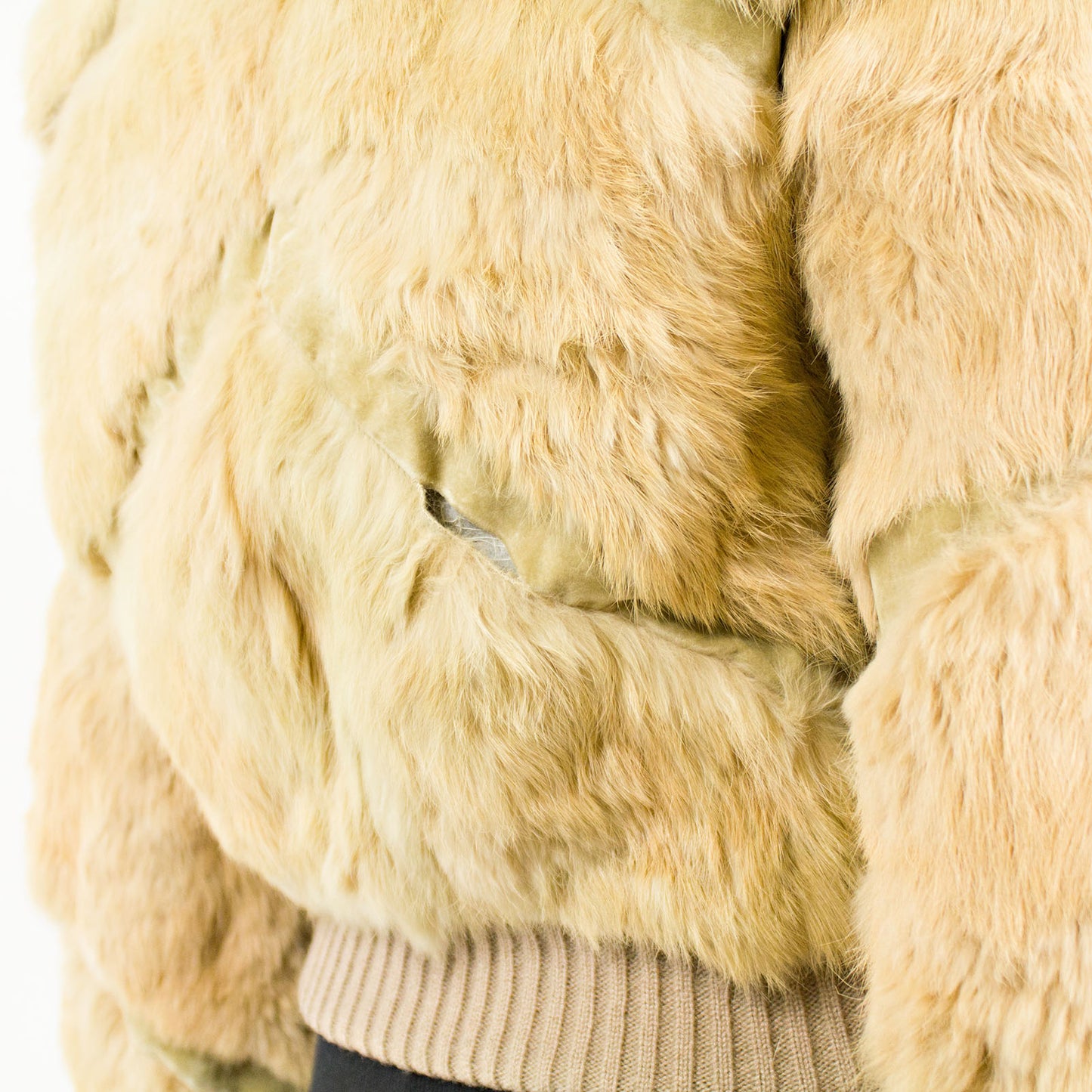 Tan Rabbit Jacket - Size XS