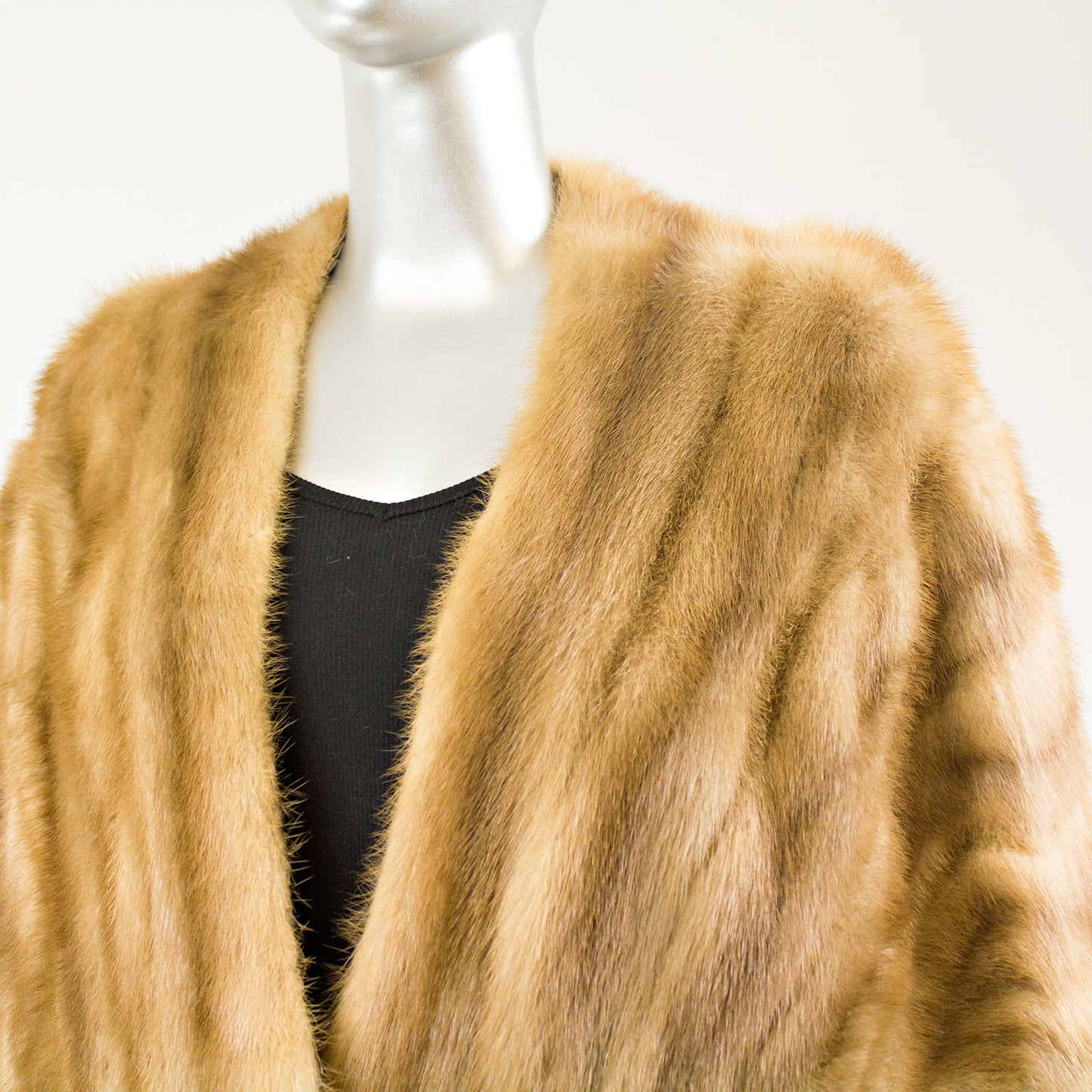 Autumn Haze Mink Cape - Size S