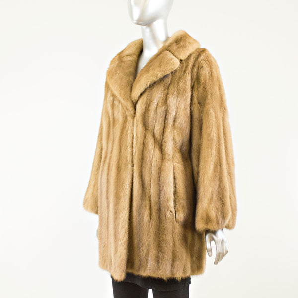 Autumn Haze Mink Coat Swing - Size S-M