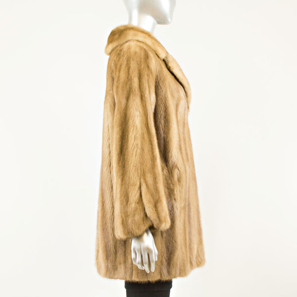 Autumn Haze Mink Coat Swing - Size S-M