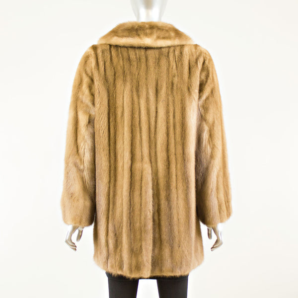 Autumn Haze Mink Coat Swing - Size S-M