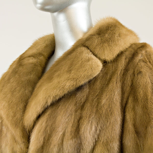 Autumn Haze Mink Coat Swing - Size S-M