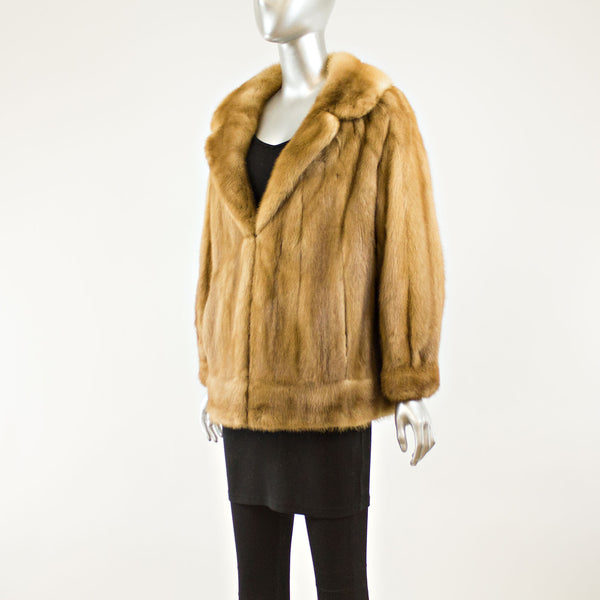 Autumn Haze Mink Jacket- Size L (Vintage Furs)