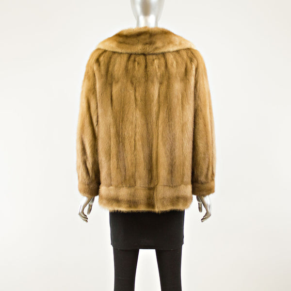 Autumn Haze Mink Jacket- Size L (Vintage Furs)