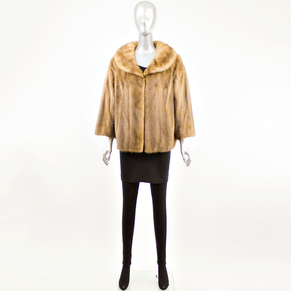 Autumn Haze Mink Jacket- Size L (Vintage Furs)