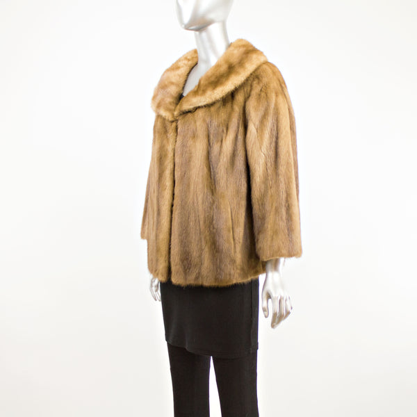 Autumn Haze Mink Jacket- Size L (Vintage Furs)