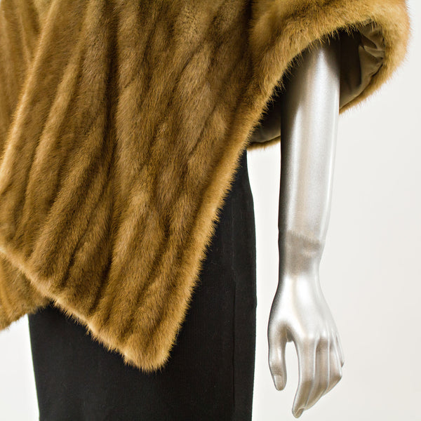 Autumn Haze Mink Stole - Free Size (Vintage Furs)