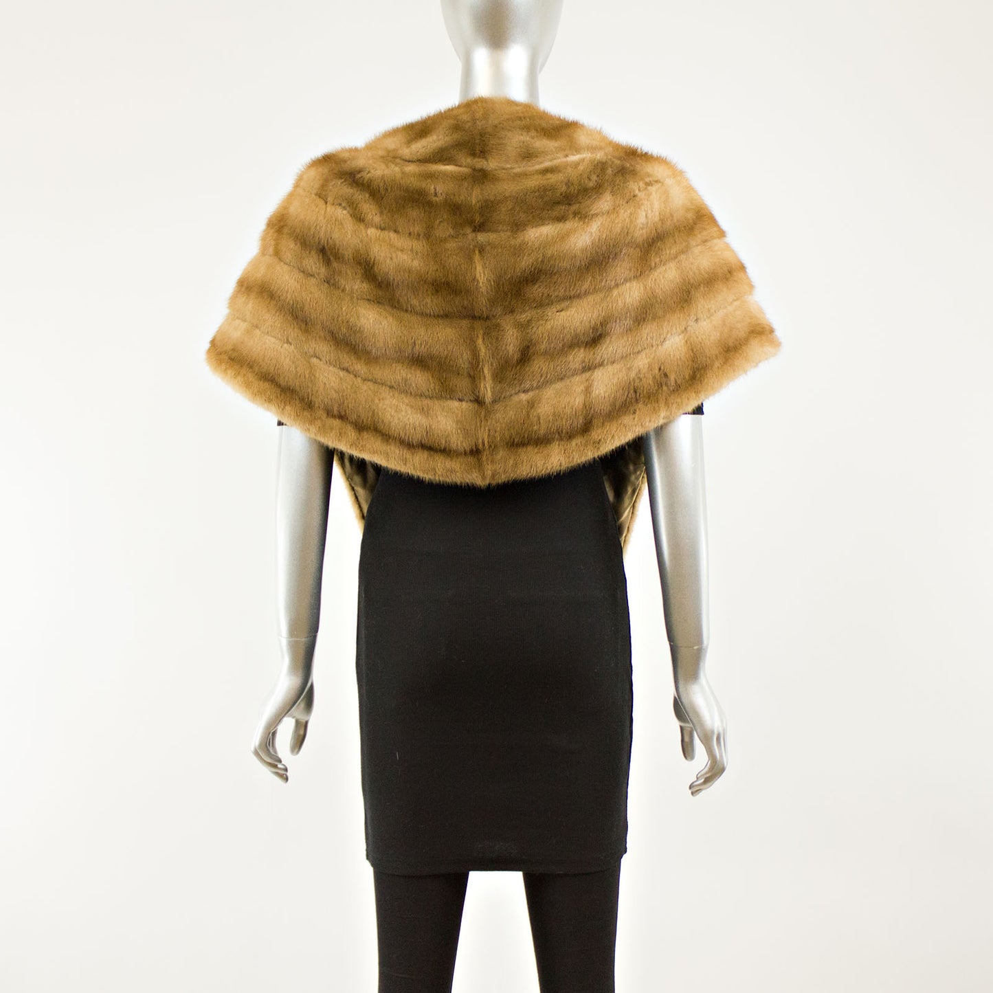 Saks Autumn Haze Mink Stole - Free Size