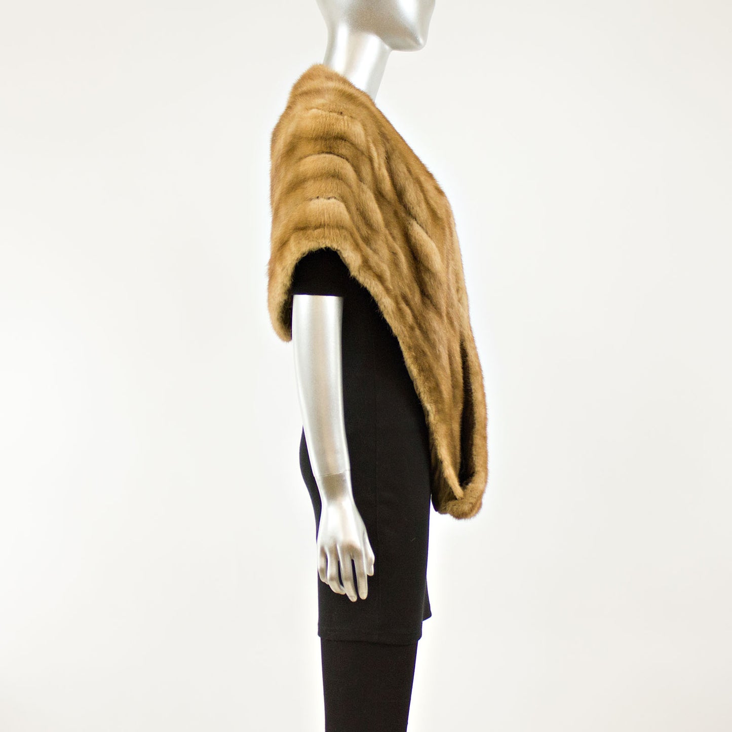 Saks Autumn Haze Mink Stole - Free Size