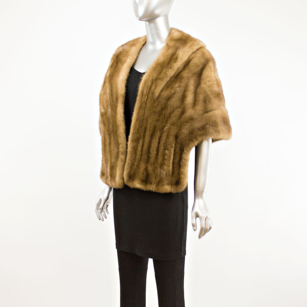 Autumn Haze Mink Stole- Free Size (Vintage Furs)