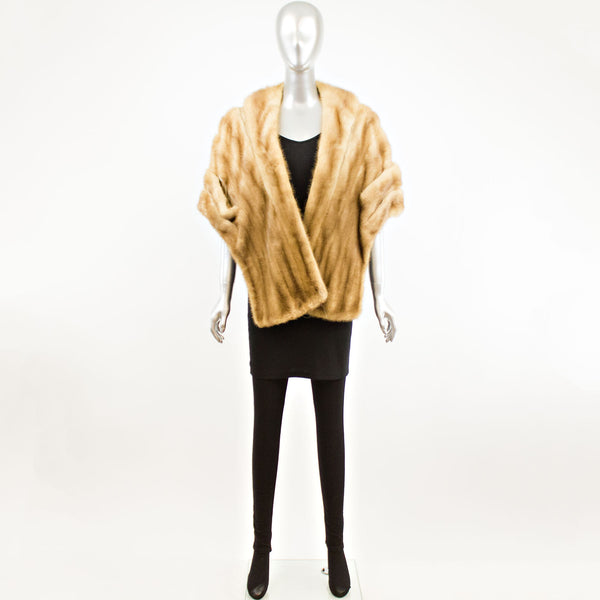 Autumn Haze Mink Stole- Free Size (Vintage Furs)