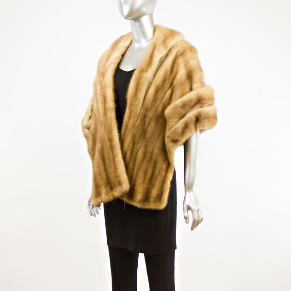 Autumn Haze Mink Stole- Free Size (Vintage Furs)