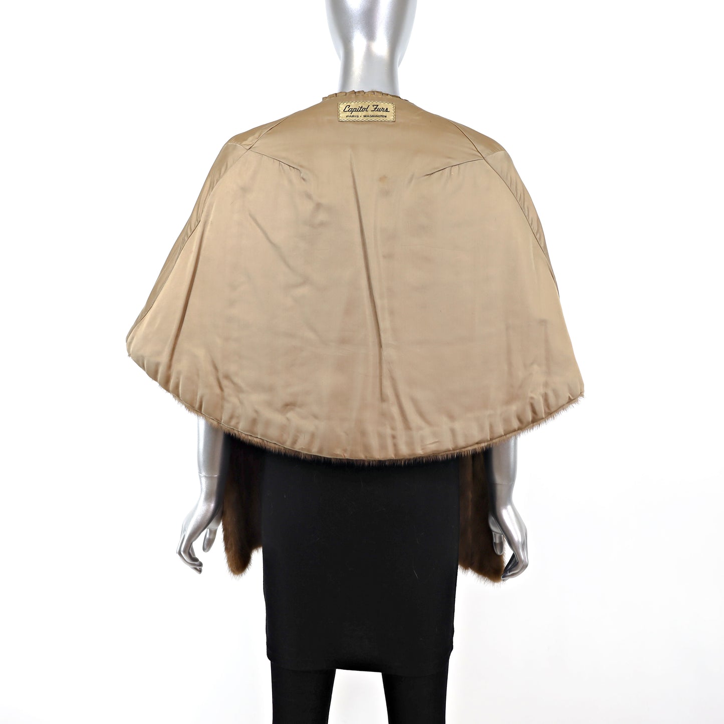 Light Brown Mink Stole- Size Free