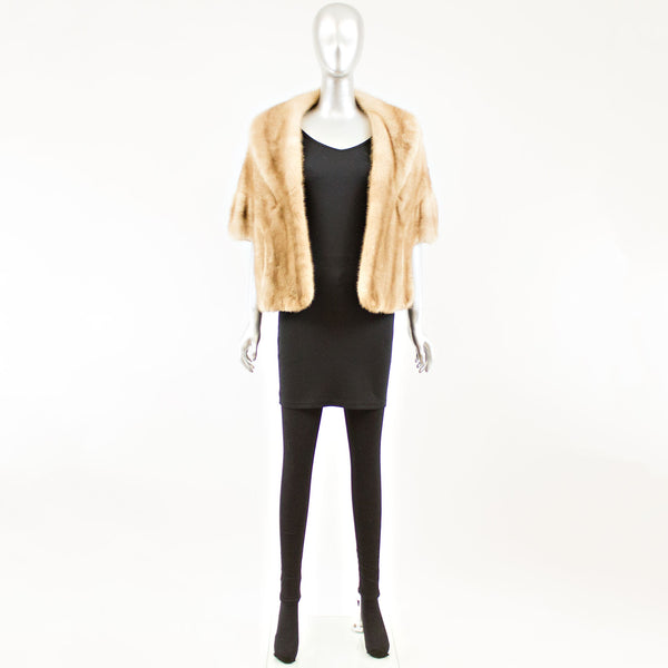 Autumn haze Mink Stole - Free Size