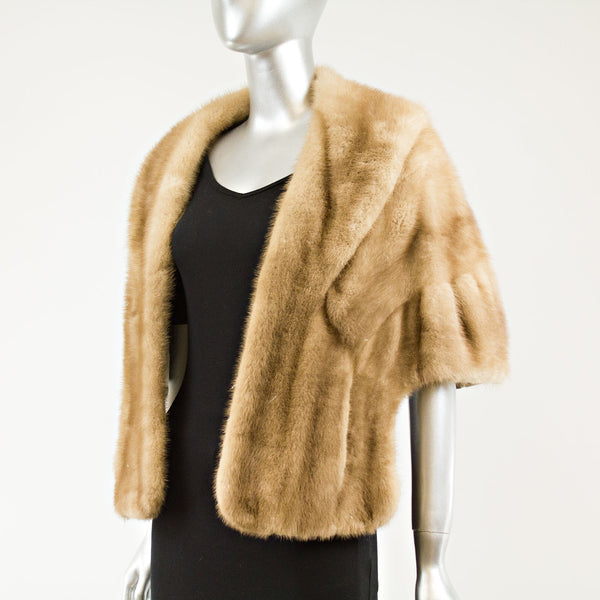 Autumn haze Mink Stole - Free Size