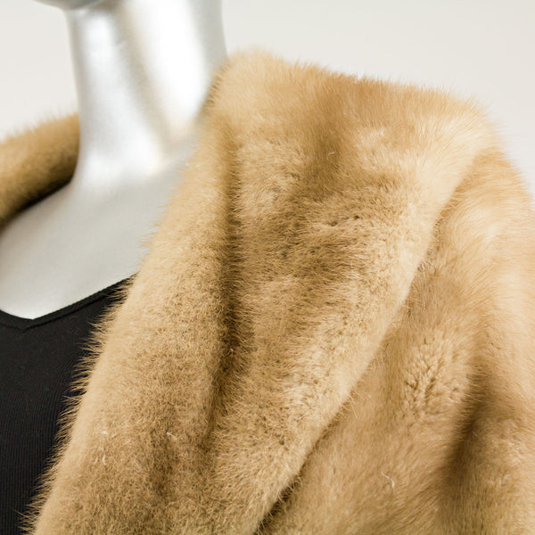 Autumn haze Mink Stole - Free Size