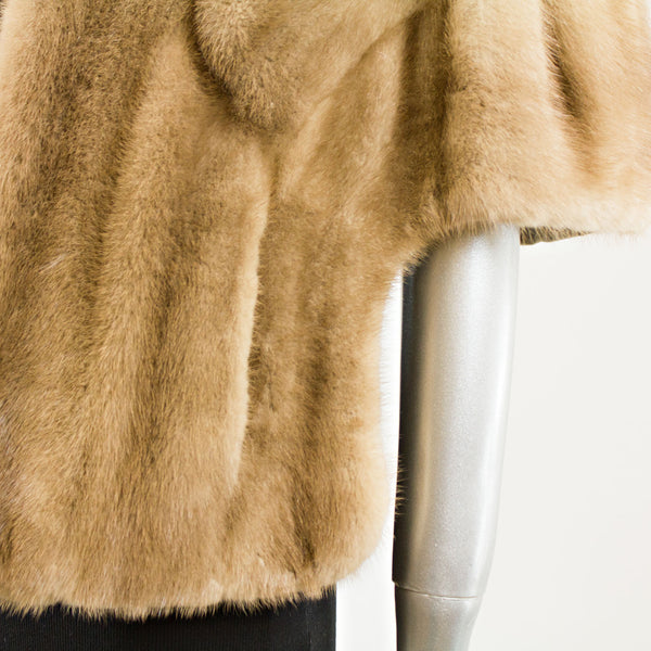 Autumn haze Mink Stole - Free Size