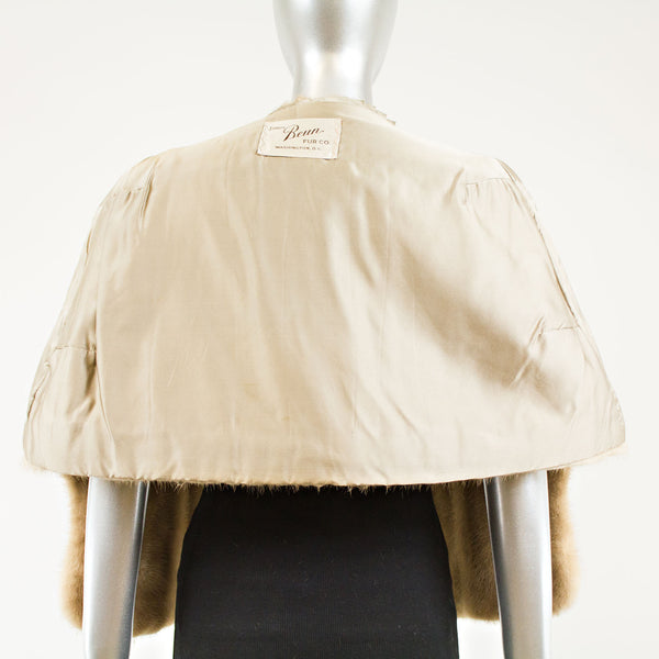 Autumn haze Mink Stole - Free Size