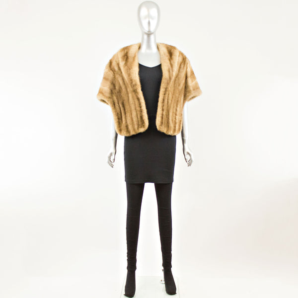 Autumn Haze Mink Stole - Size S (Vintage Furs)