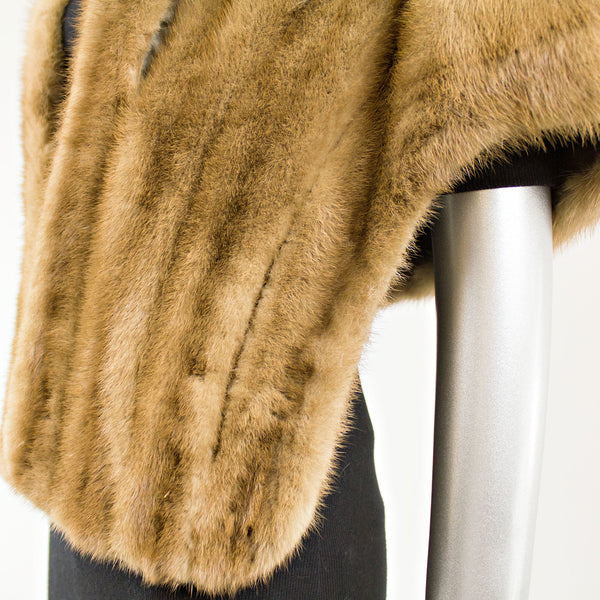 Autumn Haze Mink Stole - Size S (Vintage Furs)