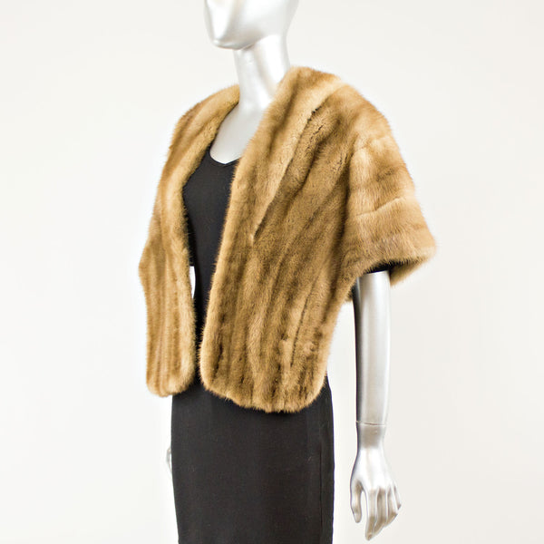 Autumn Haze Mink Stole - Size S (Vintage Furs)