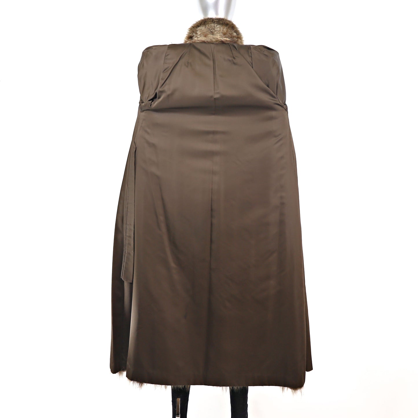 Long Hair Beaver Coat- Size S