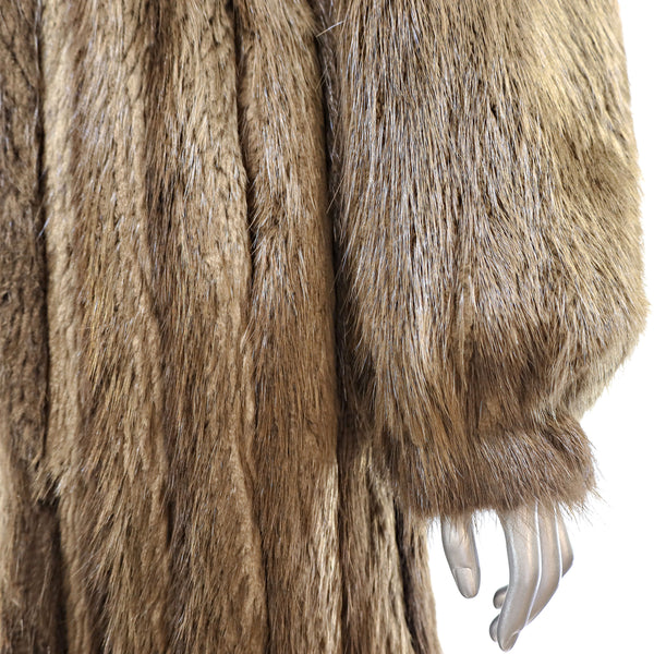 Lord & Taylor Long Hair Beaver Coat- Size S