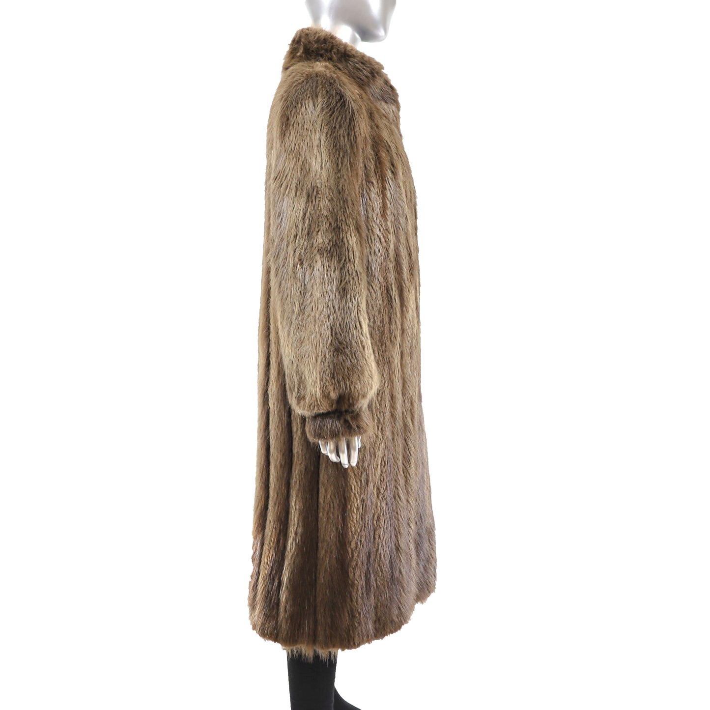 Lord & Taylor Long Hair Beaver Coat- Size S