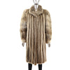 Blonde Beaver Coat- Size M