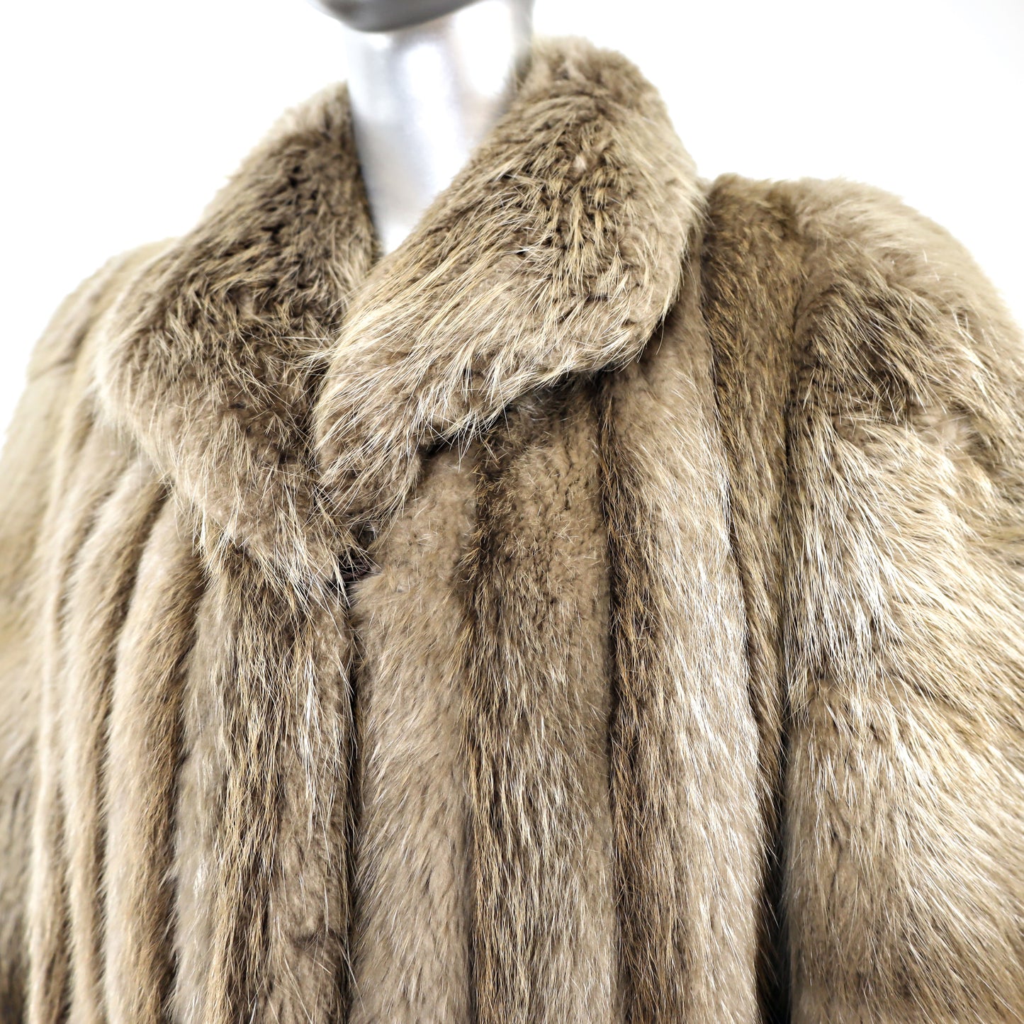 Blonde Beaver Coat- Size M