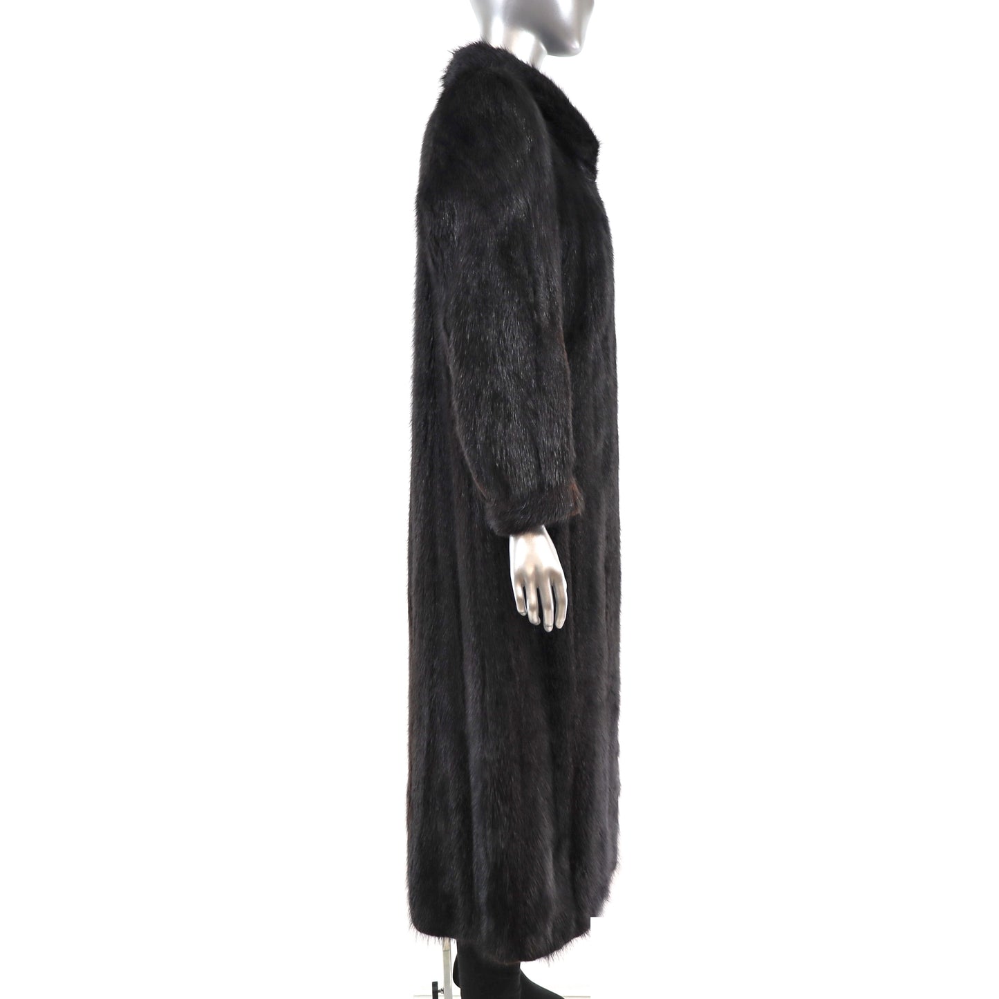Full Length Beaver Coat- Size M