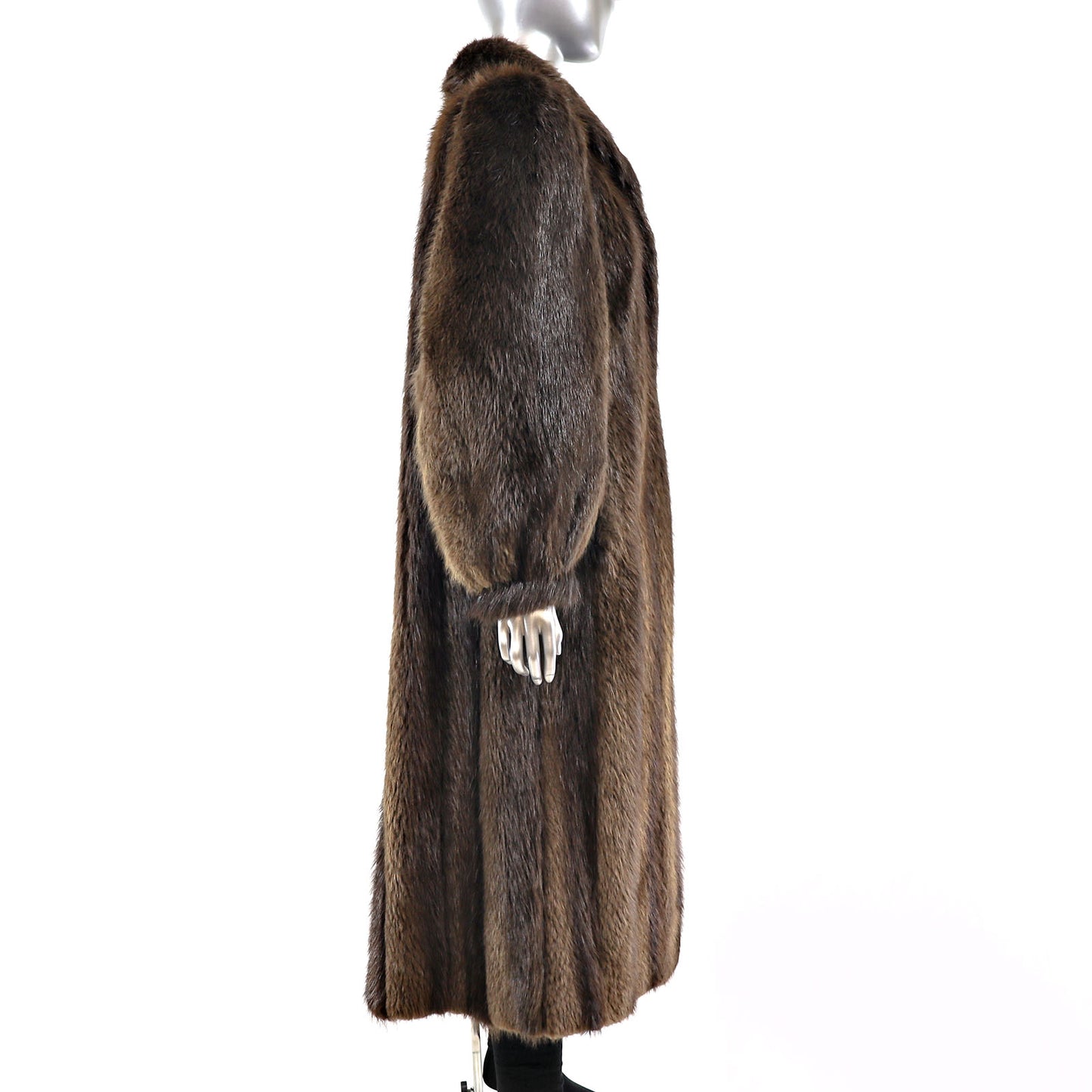 Long Hair Beaver Coat- Size S